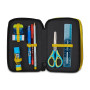 ASTUCCIO 3 ZIP tre cerniere POKEMON 2026 seven COMPLETO triplo scomparto SCUOLA