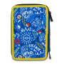 ASTUCCIO 3 ZIP tre cerniere POKEMON 2026 seven COMPLETO triplo scomparto SCUOLA