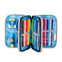 ASTUCCIO 3 ZIP tre cerniere SHADOWS OF COLOR 829 seven GRIGIO triplo scomparto SCUOLA completo