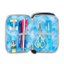 ASTUCCIO 3 ZIP tre cerniere SHADOWS OF COLOR 829 seven GRIGIO triplo scomparto SCUOLA completo