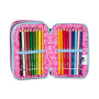 ASTUCCIO 3 ZIP tre cerniere MAGICAL FANTASY girl SJ GANG seven SCUOLA triplo scomparto COMPLETO