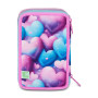 ASTUCCIO 3 ZIP tre cerniere MAGICAL FANTASY girl SJ GANG seven SCUOLA triplo scomparto COMPLETO