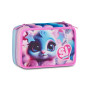 ASTUCCIO 3 ZIP tre cerniere MAGICAL FANTASY girl SJ GANG seven SCUOLA triplo scomparto COMPLETO