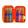 ASTUCCIO 3 ZIP tre cerniere TOY STORY 5 seven TO INFINITY AND BEYOND triplo scomparto SCUOLA completo