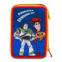ASTUCCIO 3 ZIP tre cerniere TOY STORY 5 seven TO INFINITY AND BEYOND triplo scomparto SCUOLA completo