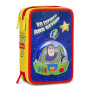 ASTUCCIO 3 ZIP tre cerniere TOY STORY 5 seven TO INFINITY AND BEYOND triplo scomparto SCUOLA completo