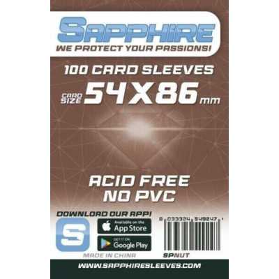 100 BUSTINE PROTETTIVE sapphire NUT card sleeves 54 x 86 mm TRASPARENTI