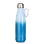 BORRACCIA in acciaio inox SHINE SH6 seven VOL 500ML caldo e freddo BLU E AZZURRO a tenuta stagna INVICTA