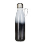 BORRACCIA in acciaio inox SHINE 8A5 seven VOL 500ML caldo e freddo NERO E BIANCO a tenuta stagna INVICTA