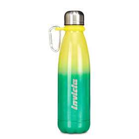 BORRACCIA in acciaio inox SHINE 265 seven VOL 500ML caldo e freddo VERDE E GIALLO a tenuta stagna INVICTA