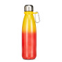 BORRACCIA in acciaio inox SHINE 264 seven VOL 500ML caldo e freddo ARANCIONE E GIALLO a tenuta stagna INVICTA