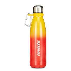 BORRACCIA in acciaio inox SHINE 264 seven VOL 500ML caldo e freddo ARANCIONE E GIALLO a tenuta stagna INVICTA