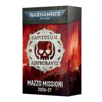 MAZZO MISSIONI 2026 2027 warhammer 40k CAPITULUM ADPROBAVIT games workshop IN ITALIANO età 12+