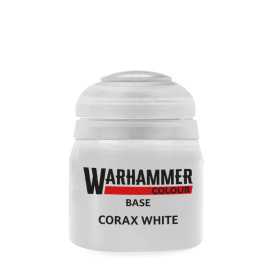 CORAX WHITE colore BASE Warhammer 12ML acrilico BIANCO opaco