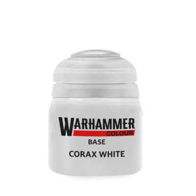 CORAX WHITE colore BASE Warhammer 12ML acrilico BIANCO opaco