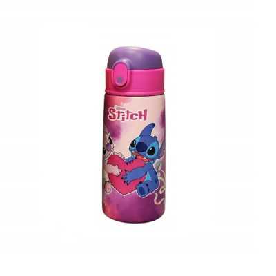 BORRACCIA TERMICA seven LILO & STITCH 2026 in acciaio inox KID con tappo a pulsante E CANNUCCIA