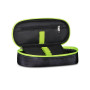 ASTUCCIO ROUND portapenne ovale SHADOWS OF COLOUR 208 organizzato OVAL seven GIALLO VERDE