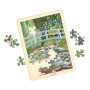 PONTE SOPRA UNO STAGNO DI NINFEE di claude monet PUZZLE da 49 pezzi IN LEGNO themet HAPE età 4+