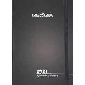 AGENDA DEL PROFESSORE 2026 2027 black NERO settimanale SMEMO smemoranda PER DOCENTI