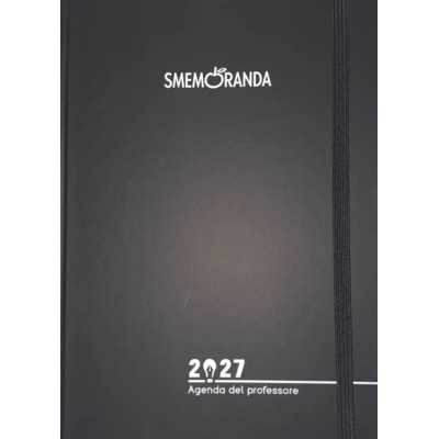 AGENDA DEL PROFESSORE 2026 2027 black NERO settimanale SMEMO smemoranda PER DOCENTI