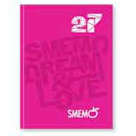 DIARIO per l'anno scolastico 2026 2027 datato BIANCO E ROSA scuola SMEMO smemoranda DREAM & LOVE