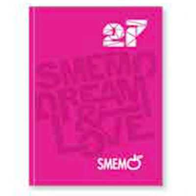 DIARIO per l'anno scolastico 2026 2027 datato ROSA E BIANCO scuola SMEMO smemoranda LITE da 16 mesi DREAM & LOVE
