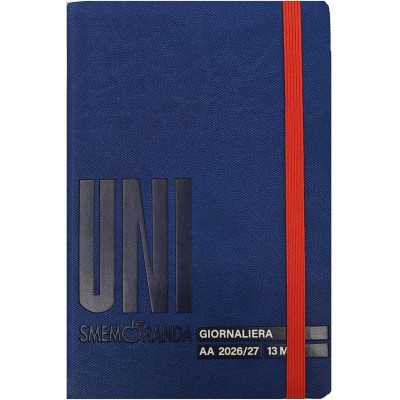 AGENDA 2026 2027 universitaria UNI SMEMO smemoranda BLU giornaliera 13 MESI scuola DIARIO