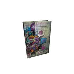 DIARIO standard STD da 12 mesi SCUOLA giornaliero 2026 2027 datato GRAFFITI NOTIFICHE seven GIRL
