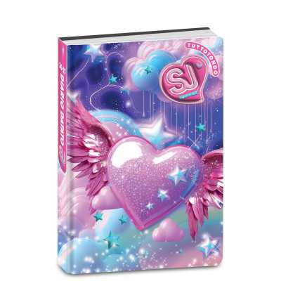 DIARIO datato WONDROUS GIRL da 10 mesi SJ GANG agenda SCUOLA seven 2026 2027 CUORE ALATO