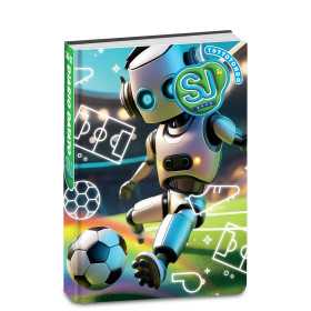 DIARIO datato WONDROUS BOY da 10 mesi SJ GANG agenda SCUOLA seven 2026 2027 CALCIO ROBOT
