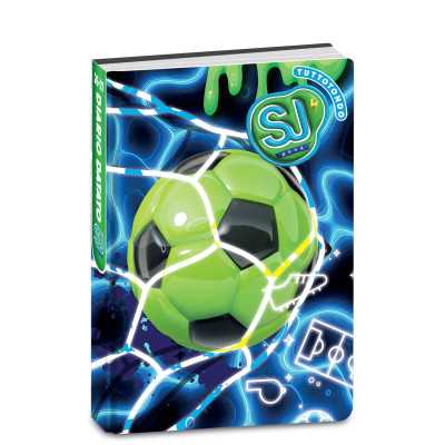 DIARIO datato WONDROUS BOY da 10 mesi SJ GANG agenda SCUOLA seven 2026 2027 PALLA DA CALCIO