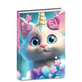 DIARIO datato ANIMALI GIRL da 10 mesi SJ GANG agenda SCUOLA seven 2026 2027 GATTO UNICORNO