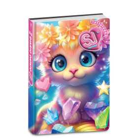 DIARIO datato ANIMALI GIRL da 10 mesi SJ GANG agenda SCUOLA seven 2026 2027 GATTO GEMME