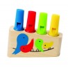 FLAUTO DI PAN in legno HAPE strumento musicale per bambini 4 NOTE età 3 anni +