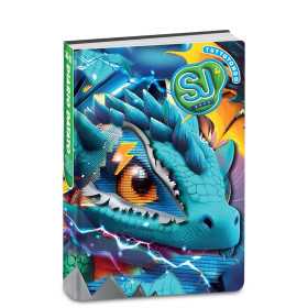 DIARIO datato ANIMALI BOY da 10 mesi SJ GANG agenda SCUOLA seven 2026 2027 DRAGO BLU