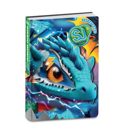 DIARIO datato ANIMALI BOY da 10 mesi SJ GANG agenda SCUOLA seven 2026 2027 DRAGO BLU