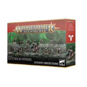 RATTI DEI VICOLI set di miniature SKAVEN GUTTER RUNNERS warhammer AGE OF SIGMAR età 12+