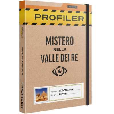 MISTERO NELLA VALLE DEI RE gioco di investigazione PROFILER ms edizioni IN ITALIANO età 14+