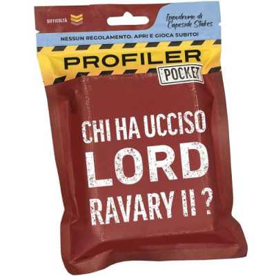 CHI HA UCCISO LORD RAVVARY II? gioco di investigazione PROFILER POCKET ms edizioni IN ITALIANO età 14+
