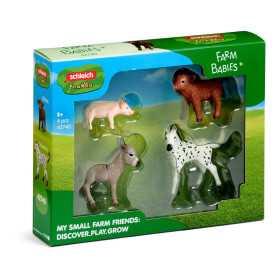 CUCCIOLI DELLA FATTORIA animali FARM WORLD in resina SCHLEICH 42740 età 3+