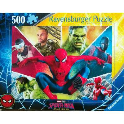 PUZZLE 500 PEZZI ravensburger SPIDER MAN originale JIGSAW brand new day