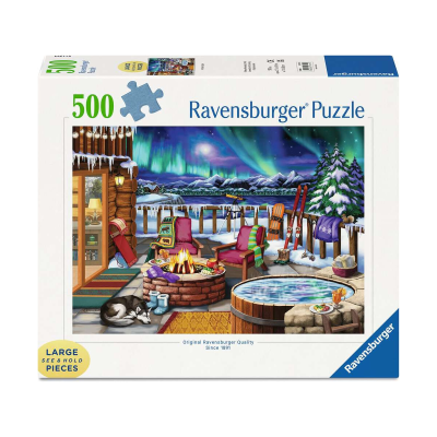 PUZZLE 500 PEZZI ravensburger AURORA BOREALE originale JIGSAW northern lights XL