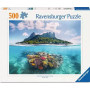 PUZZLE 500 PEZZI ravensburger ISLAND WATERSCAPE originale JIGSAW paesaggio acquatico dell'isola