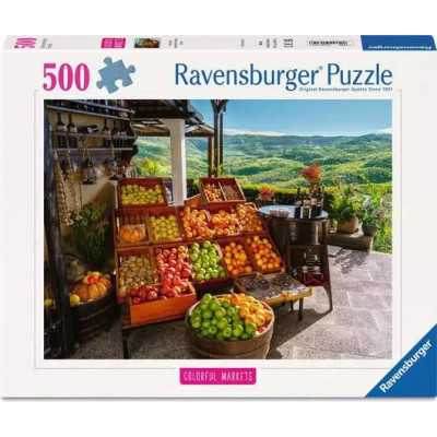 PUZZLE 500 PEZZI ravensburger MERCATO ORTOFRUTTICOLO originale JIGSAW croazia VEGETABLES MARKET