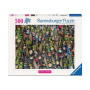 PUZZLE 500 PEZZI ravensburger FLOATING MARKET originale JIGSAW indonesia MERCATO GALLEGGIANTE