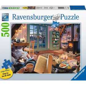 PUZZLE 500 PEZZI ravensburger COZY RETREAT originale JIGSAW large format