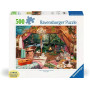 PUZZLE 500 PEZZI ravensburger COZY GLAMPING originale JIGSAW large format XXL