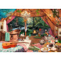 PUZZLE 500 PEZZI ravensburger COZY GLAMPING originale JIGSAW large format XXL