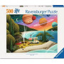 PUZZLE 500 PEZZI ravensburger CAMP SIGHT originale JIGSAW campo visivo