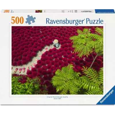 PUZZLE 500 PEZZI ravensburger UN MARE ROSSO originale JIGSAW a sea of red